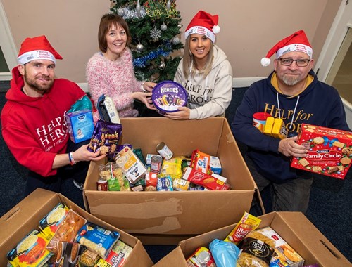 Food parcels for hostel