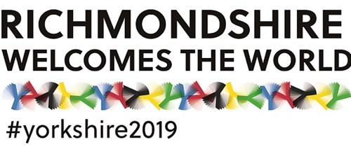 Richmondshire welcomes the world logo