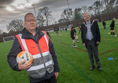 New sports pitch at Richmond School