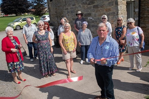 Villager, Peter Wilson, reopens Ravensworth Village Hall