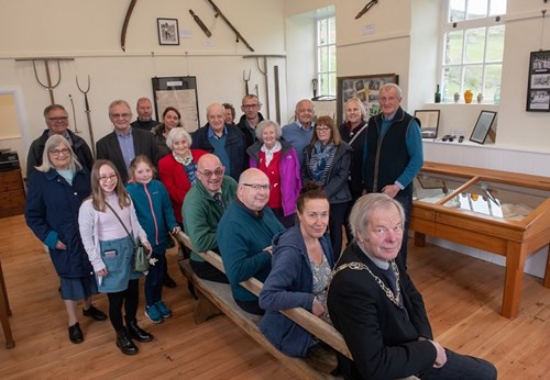 Councillor Clive World meets Keld community at new Keld Resource Centre
