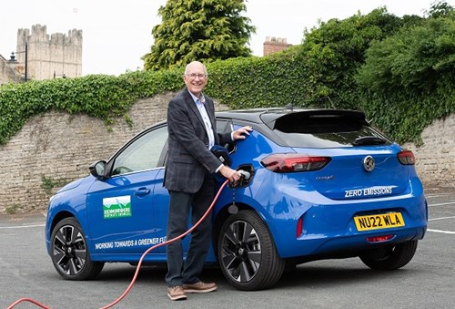 Richmondshire District Council's all electric vehicle