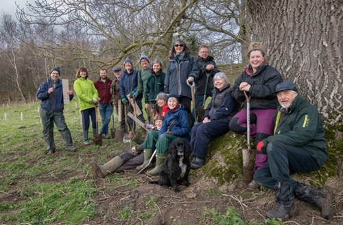 The volunteers at the site in Newton-le-Willows